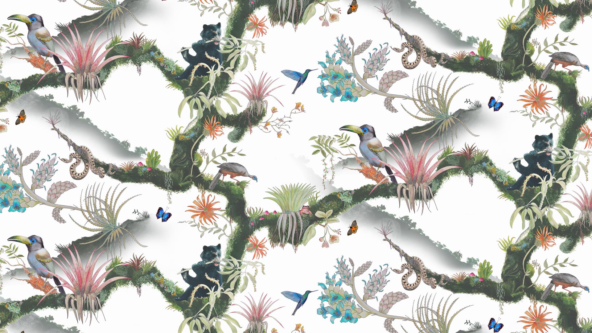 Complete repeat of the Madidi Clouds pattern