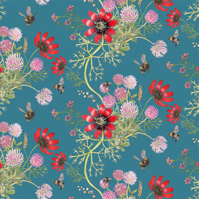 Mercia Bees Wallpaper